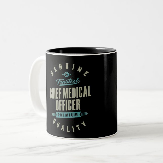 Chief Medical Officer Two-Tone Coffee Mug (Front Left)