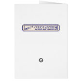 Chief Of Kitchen Police Badge Cards (Back)
