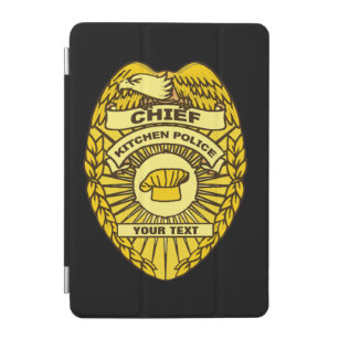 Chief Of Kitchen Police Badge iPad Mini Cover