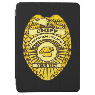 Chief Of Kitchen Police Badge iPad Air Cover