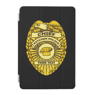 Chief Of Kitchen Police Badge iPad Mini Cover