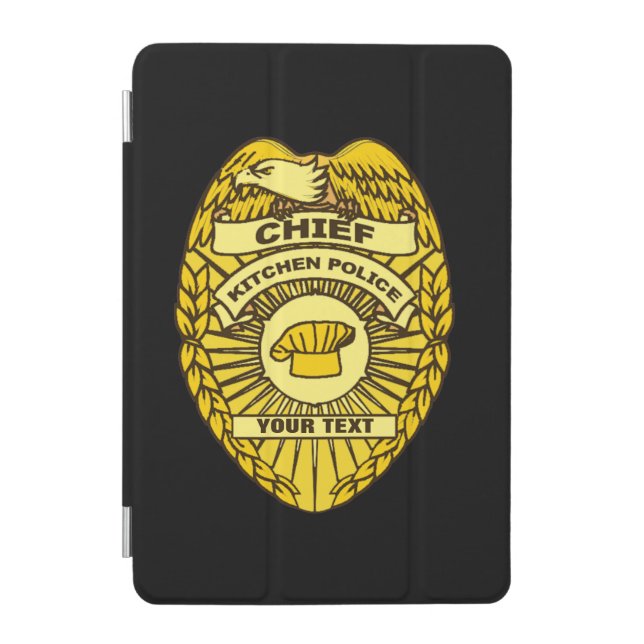 Chief Of Kitchen Police Badge iPad Mini Cover (Front)