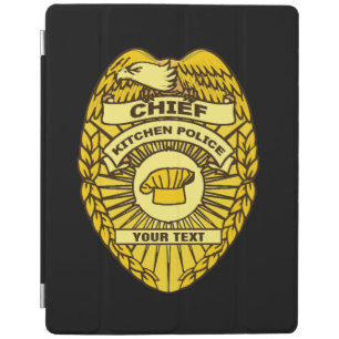 Chief Of Kitchen Police Badge iPad Smart Cover