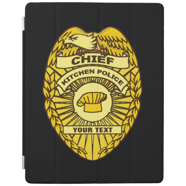 Chief Of Kitchen Police Badge iPad Smart Cover (Front)