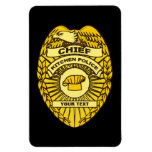 Chief Of Kitchen Police Badge Magnet