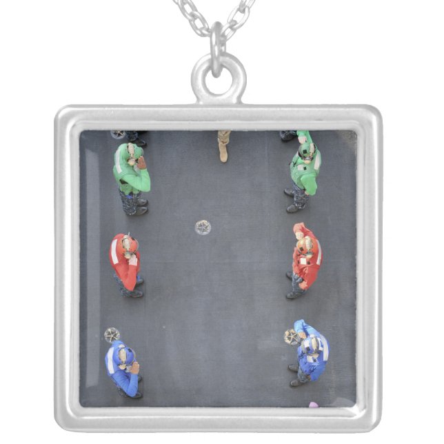 Chief of Naval Operations Silver Plated Necklace (Front)