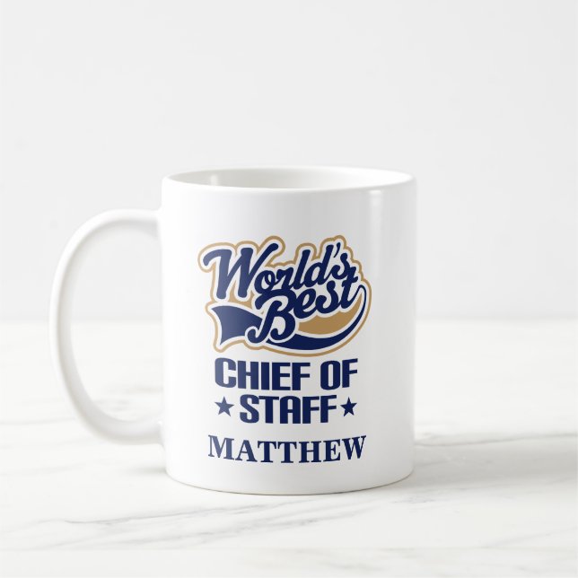 Chief Of Staff Personalized Mug Gift (Left)