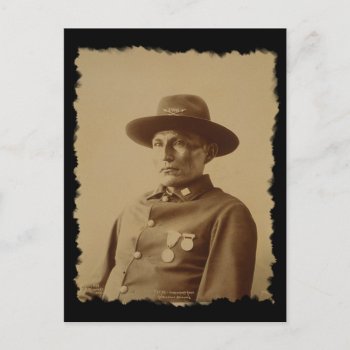 Chief Of The Chiricahua Apache Tribe 1898 Postcard by GranniesAttic at Zazzle