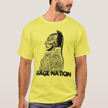 Chief Of The Little Osages - Osage Nation T-shirt by GrooveMaster at Zazzle