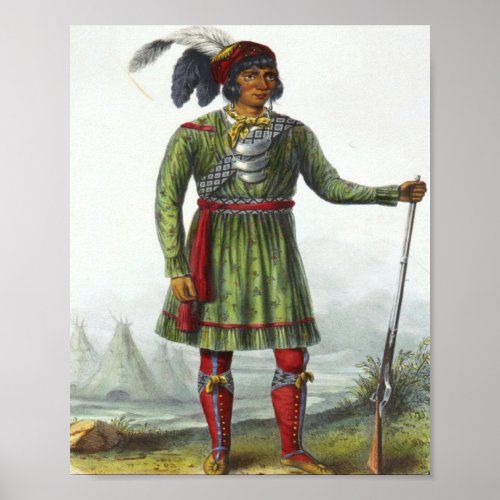 Chief Osceola Of Florida 1838 Poster