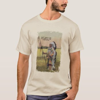 Chief Plenty Coos Crow Nation Shirt by vintageamerican at Zazzle