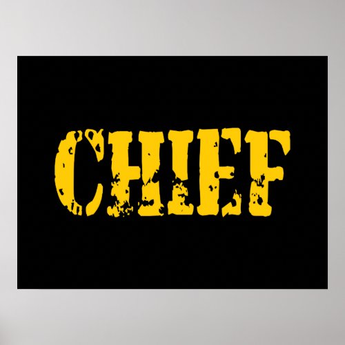 CHIEF POSTER