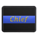Chief Rank - Thin Blue Line Hitch Cover at Zazzle