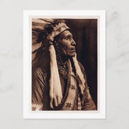 Chief Raven Blanket _ Nez Perce _ Vintage Postcard