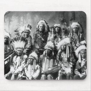 Chief Red Cloud & Other Chiefs, 1899 Mouse Pad