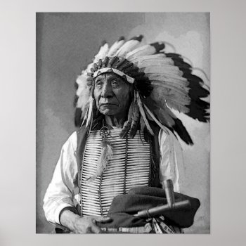 Chief Red Cloud Print by slowtownemarketplace at Zazzle