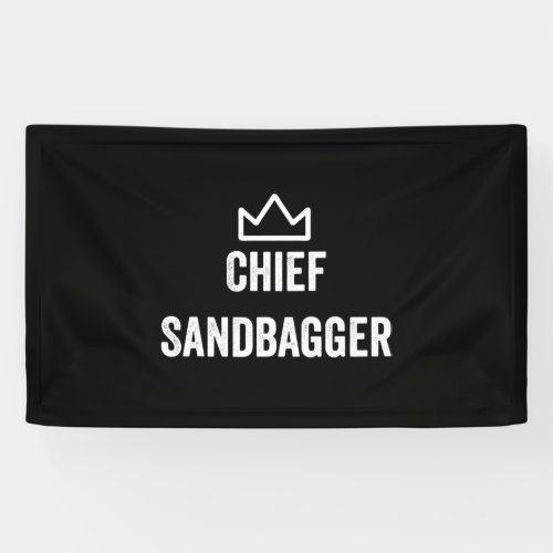 Chief Sandbagger Golf Meme Bjj Chess Sandbag Banner