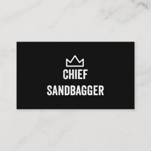 Chief Sandbagger Golf Meme Bjj Chess Sandbag Enclosure Card
