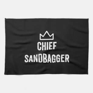 Chief Sandbagger Golf Meme Bjj Chess Sandbag Kitchen Towel