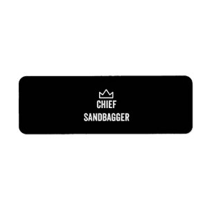 Chief Sandbagger Golf Meme Bjj Chess Sandbag Label