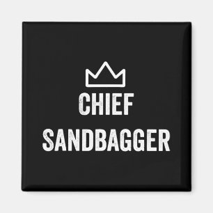 Chief Sandbagger Golf Meme Bjj Chess Sandbag Magnet