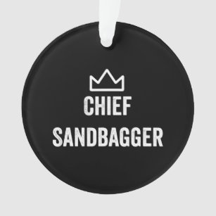 Chief Sandbagger Golf Meme Bjj Chess Sandbag Ornament