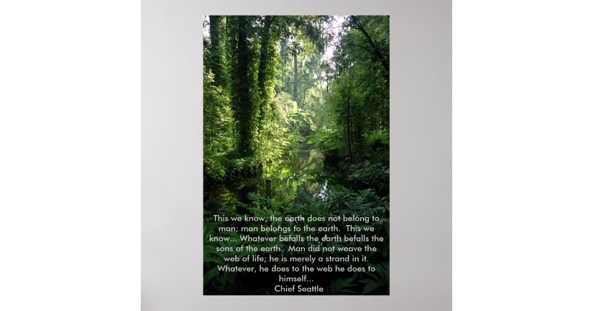 Chief Seattle Poster | Zazzle