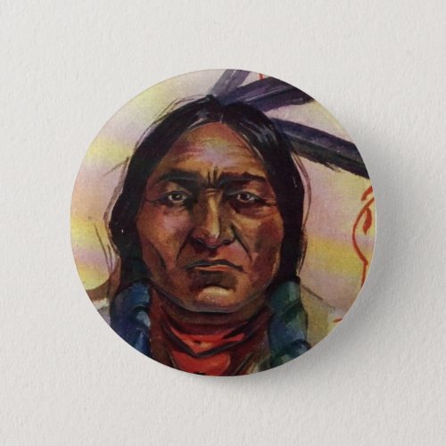 Chief Sitting Bull Button