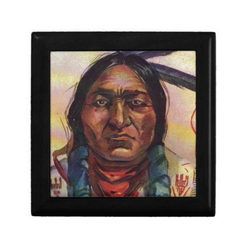 Chief Sitting Bull Jewelry Box