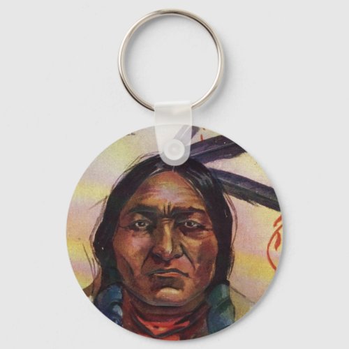 Chief Sitting Bull Keychain