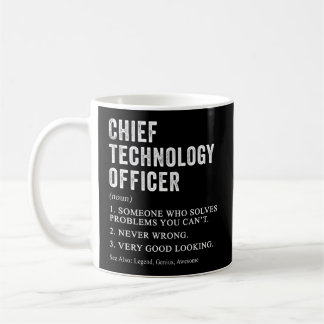 Chief Technology Officer Definition Cto Humor Coffee Mug