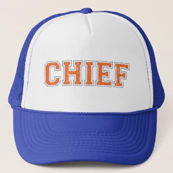 Chief Trucker Hat by colorhouse at Zazzle