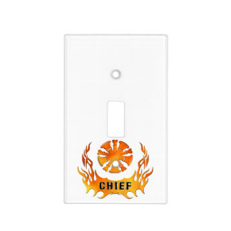 Chiefs Flames Light Switch Cover