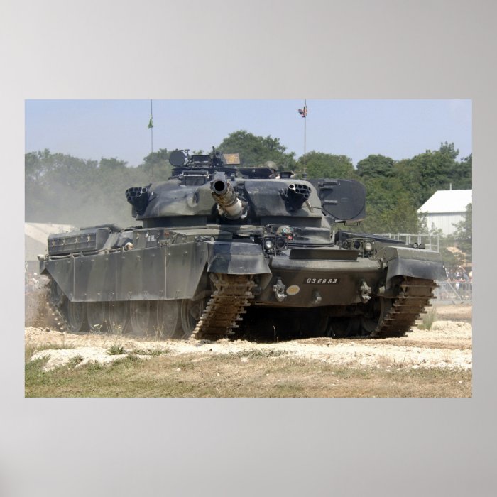 Chieftain Tank Poster