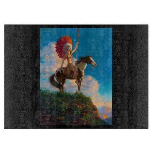 Chieftess Female Native American Indian Chief Cutting Board