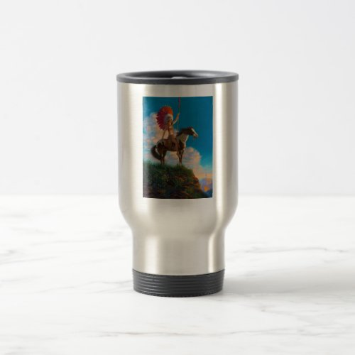 Chieftess Female Native American Indian Chief Travel Mug