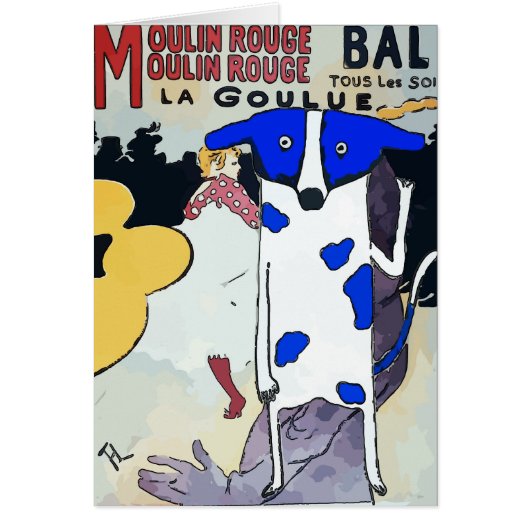 Chien Bleu Caberet, Rouge Cards (Front)