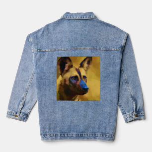Chien Sauvage d'Afrique Denim Jacket