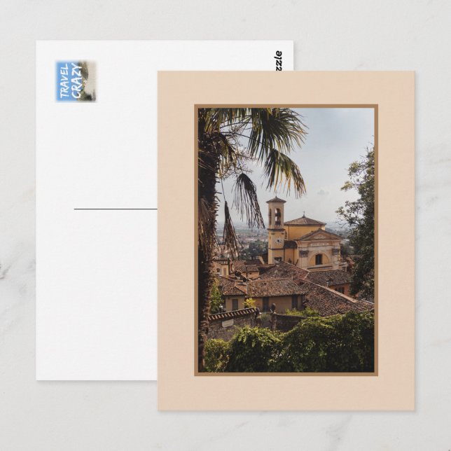 Chiesa di Santa Grata Inter Vites, Bergamo, Italy Postcard (Front/Back)