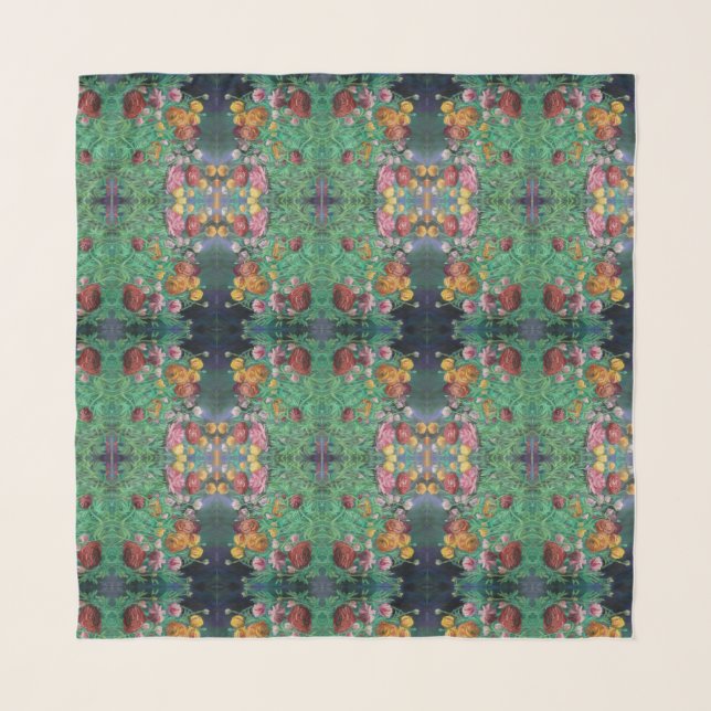 Chiffon bait scarf (Front (Horizontal))