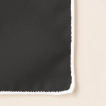Chiffon Scarf<br><div class="desc">This chiffon scarf is shown in a lovely solid color of black with a white thread edging.
Customize this item or buy as is.</div>