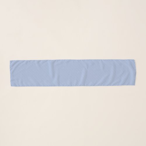 Chiffon Scarf 254x1143cm _ Blue Stripe Pattern