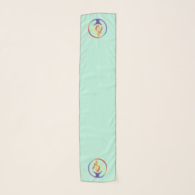 Chiffon Scarf (green) (Front)