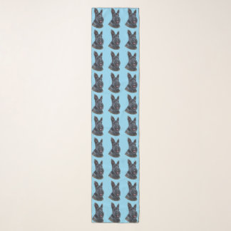 Chiffon Scarf Scottie Dog