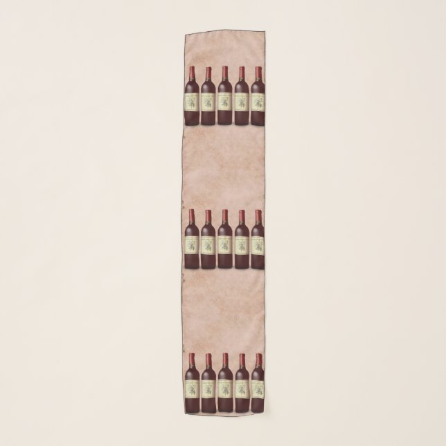 Chiffon Scarf, Wine Scarf (Front)