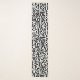 Chiffon Scarf-Zebra Print Scarf