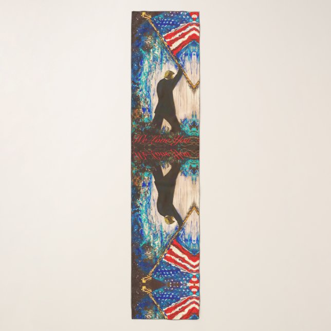 Chiffon Trump Scarf - (Front)