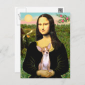 Chihuahua 1b - Mona Lisa Postcard (Front/Back)
