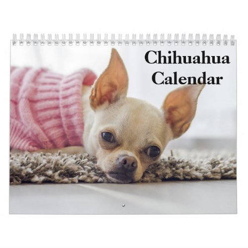 Chihuahua 2024 calendar