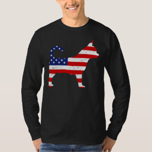 Chihuahua 4th Of July American Flag T-Shirt